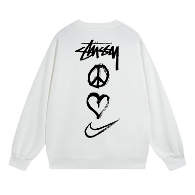  Stussy Hoodie White,Light Grey, Apricot, Gray,Red,Navy Blue,Black. XB508 02