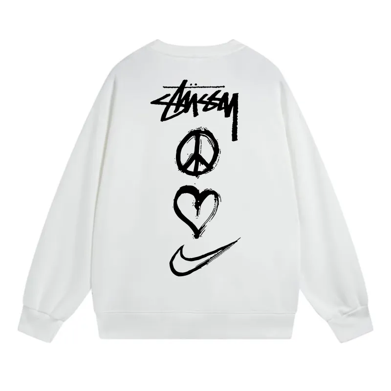 Stussy Hoodie White,Light Grey, Apricot, Gray,Red,Navy Blue,Black. XB508