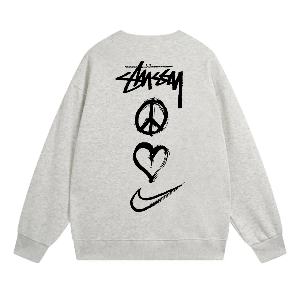 Stussy Hoodie White,Light Grey, Apricot, Gray,Red,Navy Blue,Black. XB508