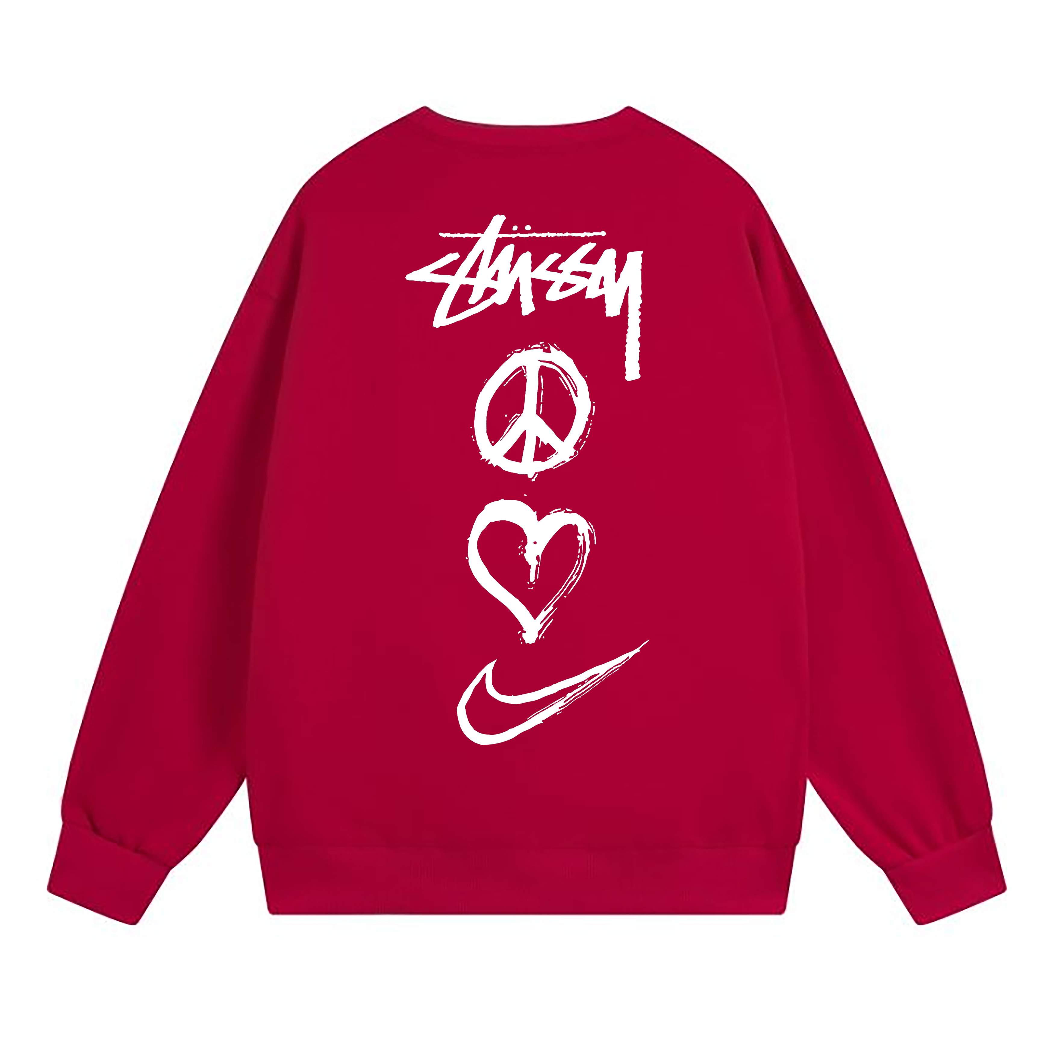  Stussy Hoodie White,Light Grey, Apricot, Gray,Red,Navy Blue,Black. XB508