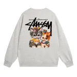 Stussy Hoodie White,Light Grey, Apricot, Gray,Red,Navy Blue,Black. XB503