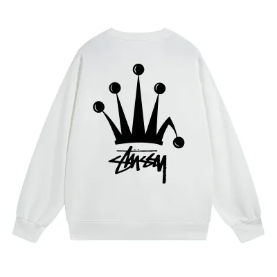 Stussy Hoodie White,Light Grey, Apricot, Gray,Red,Navy Blue,Black. XB525 02