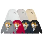 Stussy Hoodie White,Light Grey, Apricot, Gray,Red,Navy Blue,Black. XB521