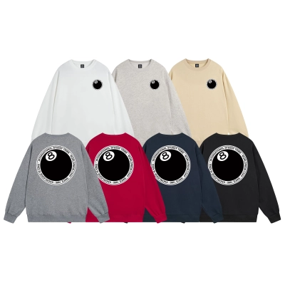  Stussy Hoodie White,Light Grey, Apricot, Gray,Red,Navy Blue,Black. XB515 01