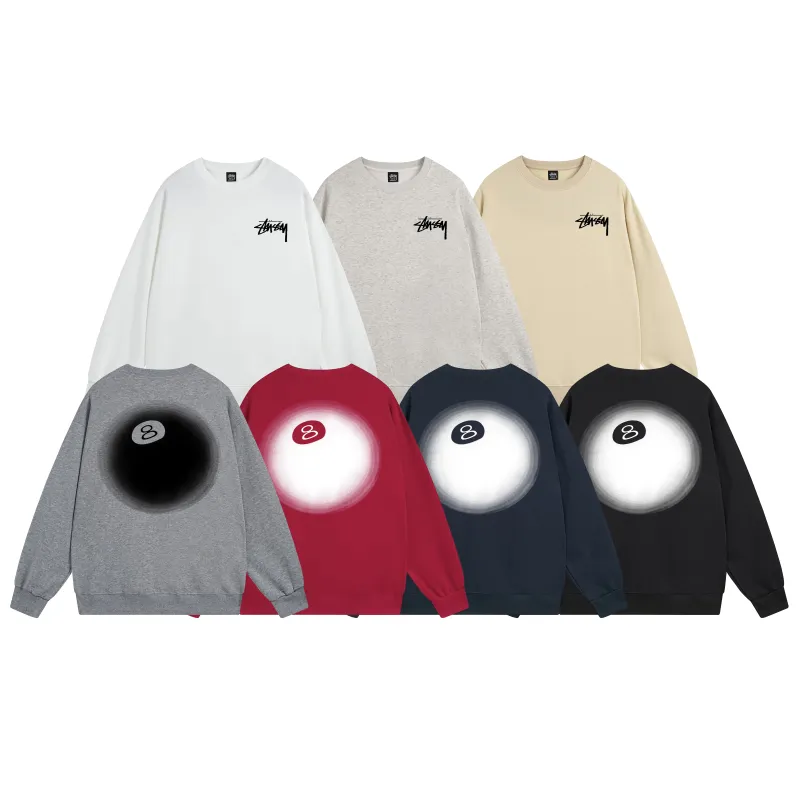 Stussy Hoodie White,Light Grey, Apricot, Gray,Red,Navy Blue,Black. XB514