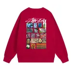 Stussy Hoodie White,Light Grey, Apricot, Gray,Red,Navy Blue,Black. XB511