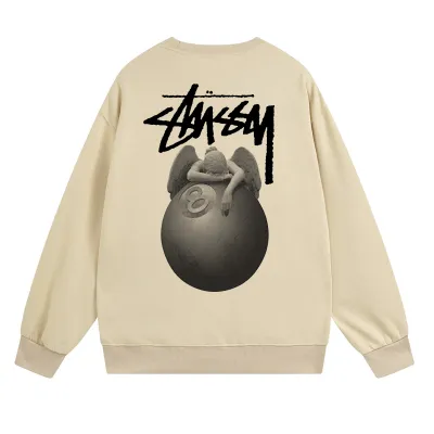 Stussy Hoodie White,Light Grey, Apricot, Gray,Red,Navy Blue,Black. XB538 02