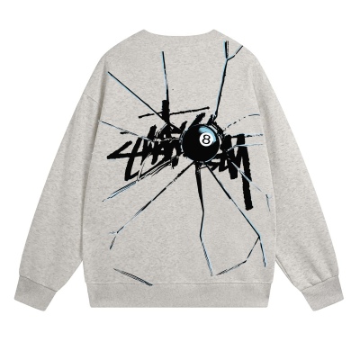  Stussy Hoodie White,Light Grey, Apricot, Gray,Red,Navy Blue,Black. XB536 02