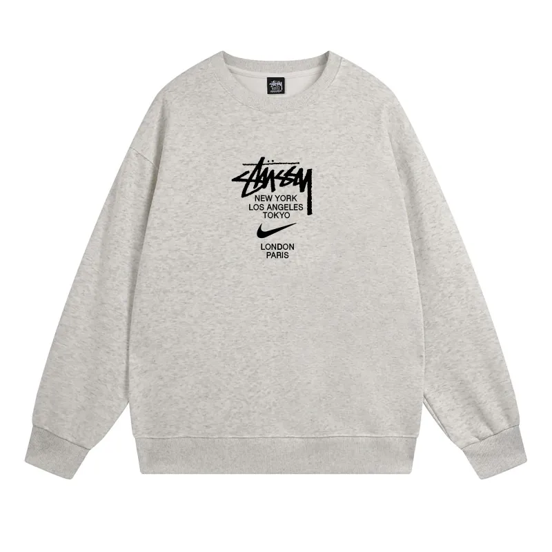 Stussy Hoodie White,Light Grey, Apricot, Gray,Red,Navy Blue,Black. XB535