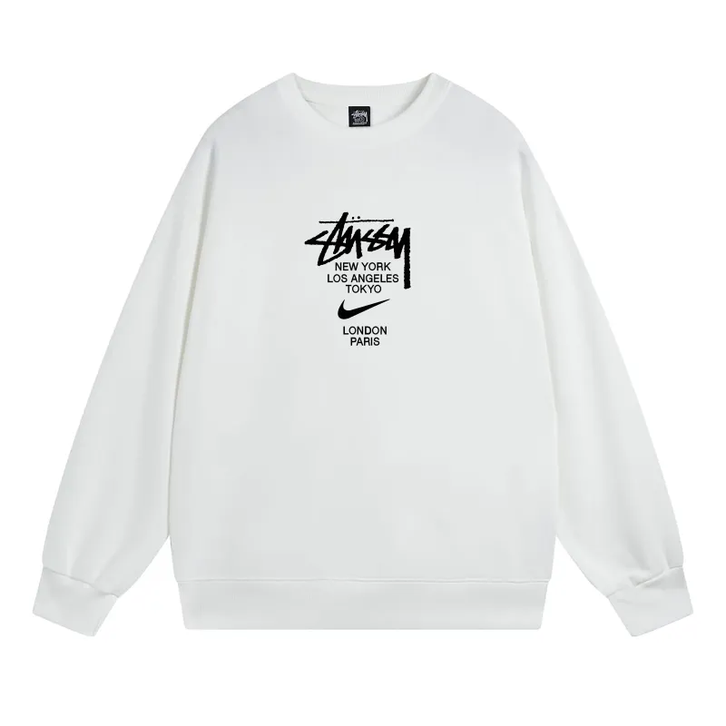 Stussy Hoodie White,Light Grey, Apricot, Gray,Red,Navy Blue,Black. XB535