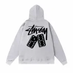 Stussy Hoodie White,Light Grey, Apricot, Navy Blue,Black. XB121