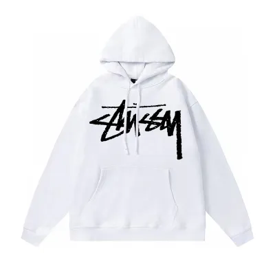 Stussy Hoodie White,Light Grey, Apricot, Navy Blue,Black. XB119 02