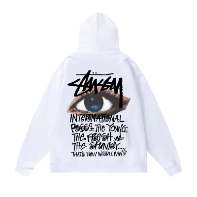  Stussy Hoodie White,Light Grey, Apricot, Navy Blue,Black. XB114 02
