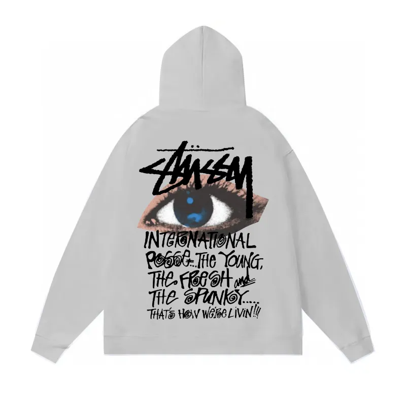 Stussy Hoodie White,Light Grey, Apricot, Navy Blue,Black. XB114