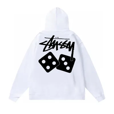 Stussy Hoodie White,Light Grey, Apricot, Navy Blue,Black. XB113 02