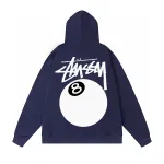  Stussy Hoodie Light Grey, Apricot, Navy Blue,Black. XB108
