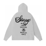 Stussy Hoodie White,Light Grey, Apricot, Navy Blue,Black. XB106