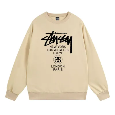 Stussy Hoodie White,Light Grey, Apricot, Gray,Red,Navy Blue,Black. XB541 02