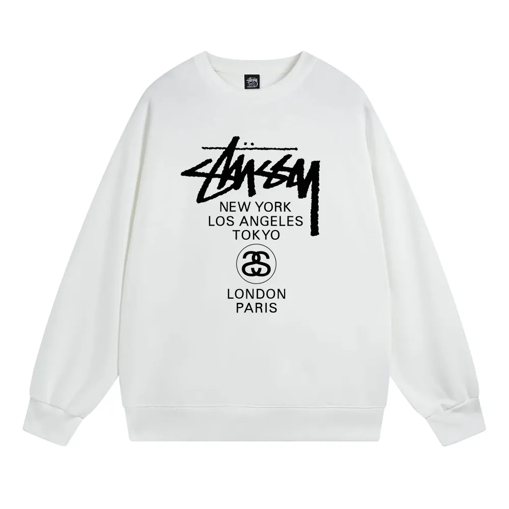 Stussy Hoodie White,Light Grey, Apricot, Gray,Red,Navy Blue,Black. XB541