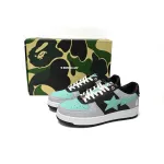 H12  A Bathing Ape Bape Sta Low Grey Black Green,1H70-191-002