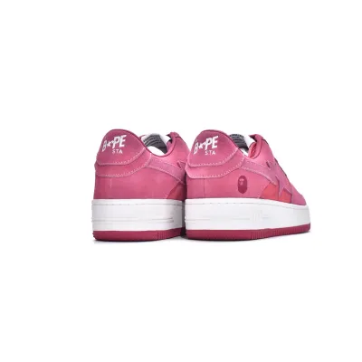 PK Bape Sk8 Sta Low Pink Suede, 1H70-191-004 02