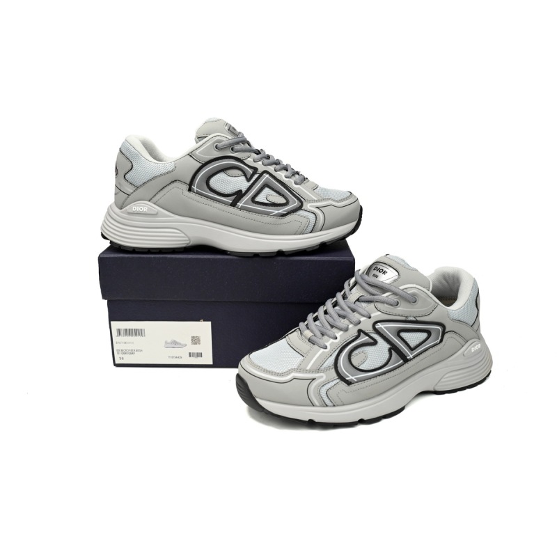 PK Dior Light Grey 'B30' Sneakers Grey,3SN279ZND-H860