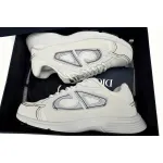 PK Dior Light Grey 'B30' Sneakers White,3SN279ZND-H000