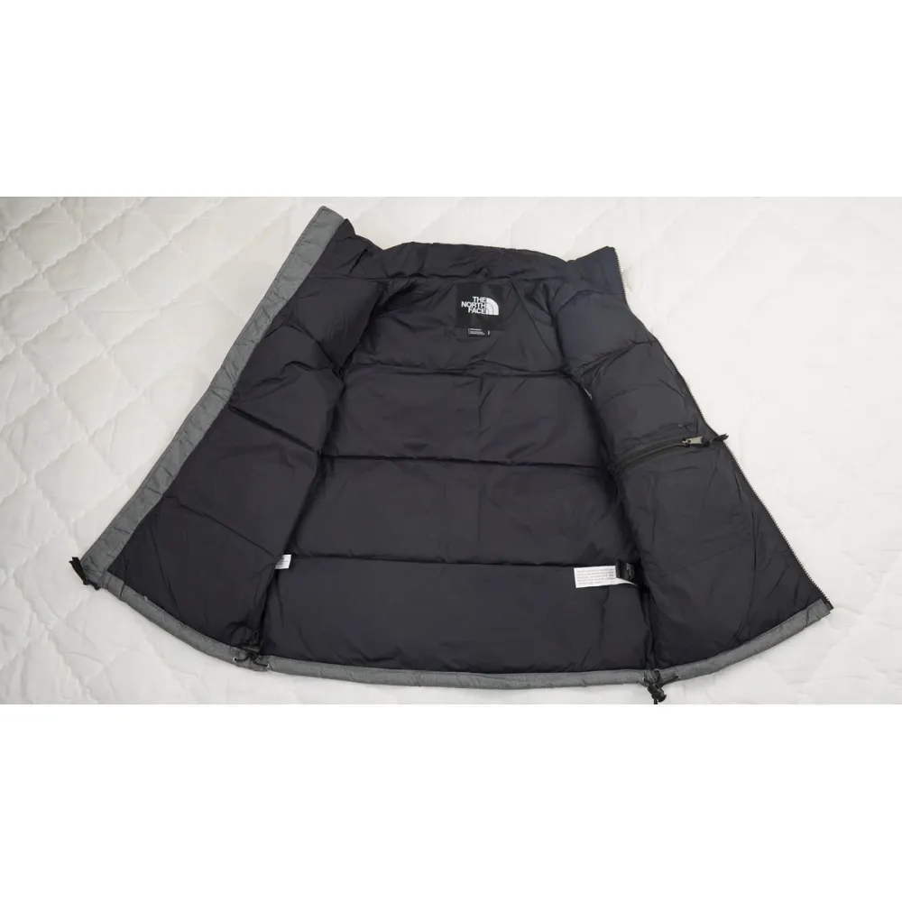 PKGoden TheNorthFace Black Grey vest down jacket