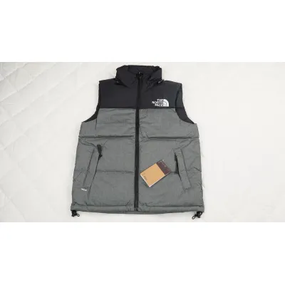 TheNorthFace Black Grey vest down jacket 01