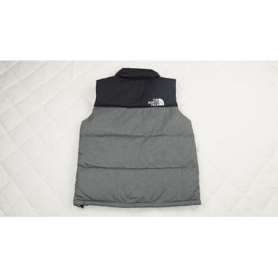 TheNorthFace Black Grey vest down jacket