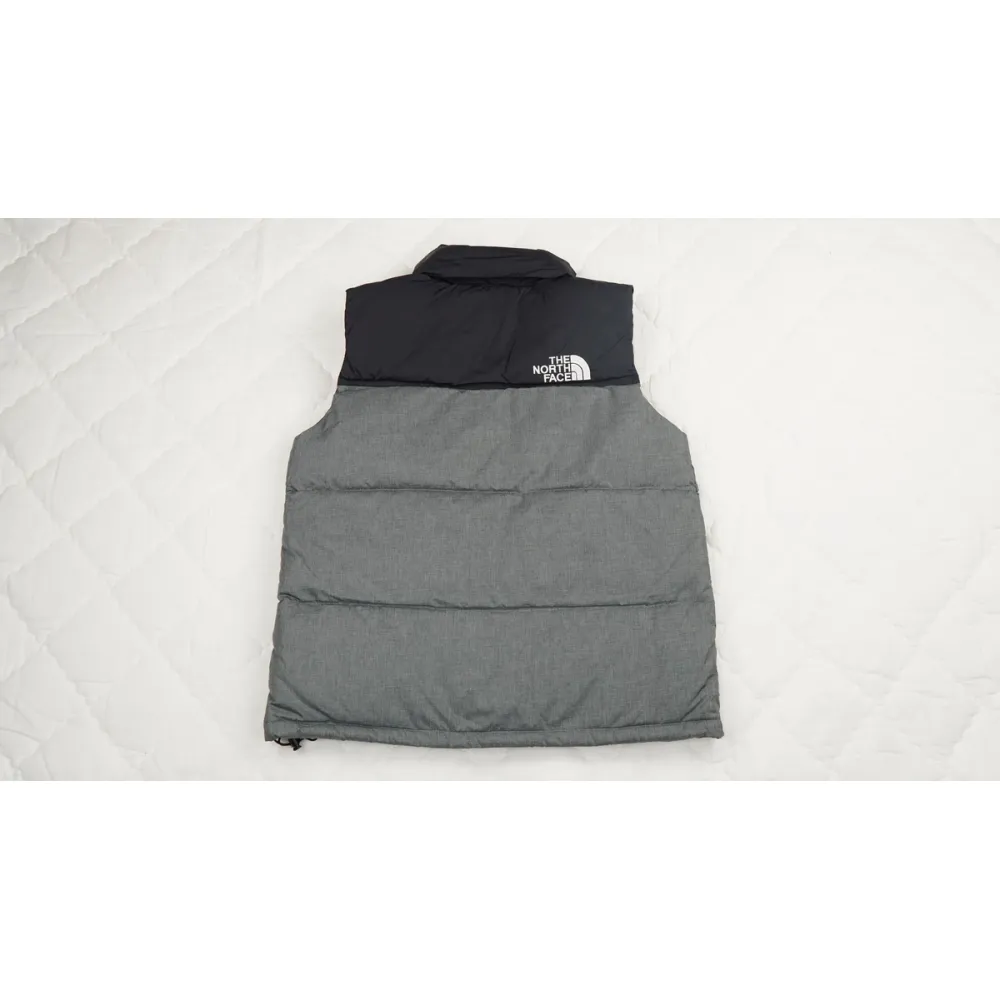 PKGoden TheNorthFace Black Grey vest down jacket