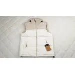 PKGoden TheNorthFace Double Pinyin White vest down jacket