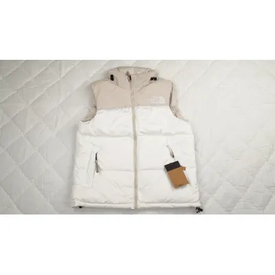 TheNorthFace Double Pinyin White vest down jacket 01