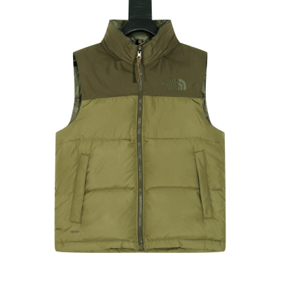 TheNorthFace Green vest down jacket 01