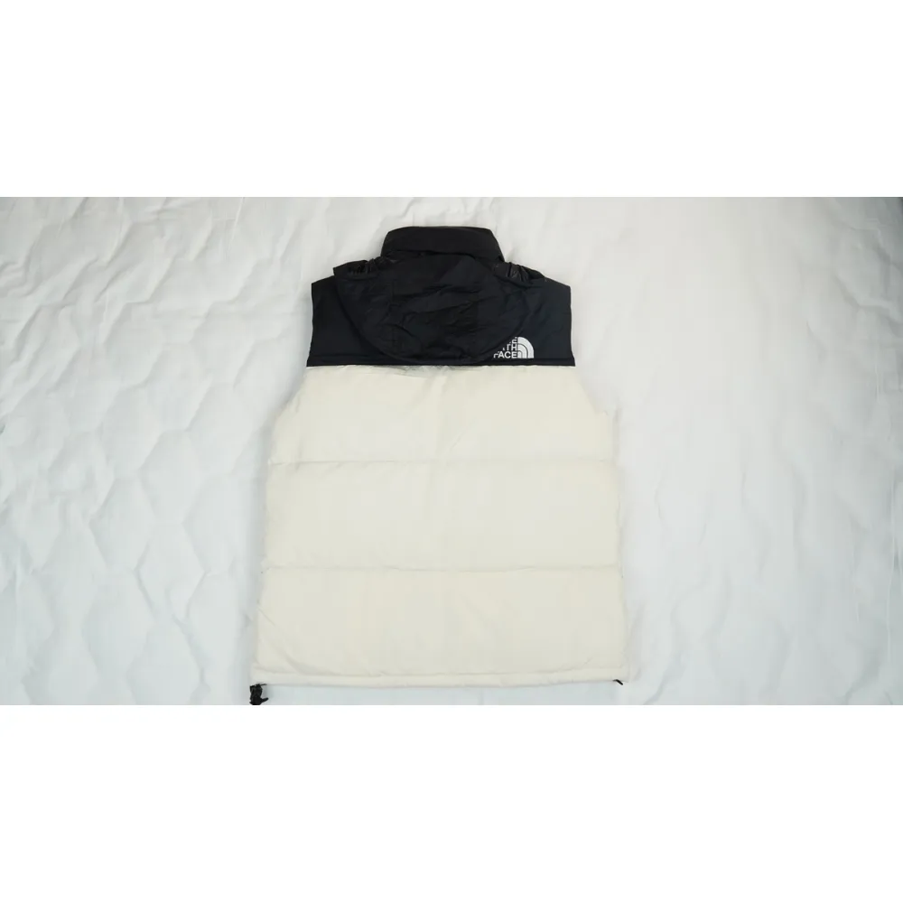 PKGoden TheNorthFace Black Off White vest down jacket