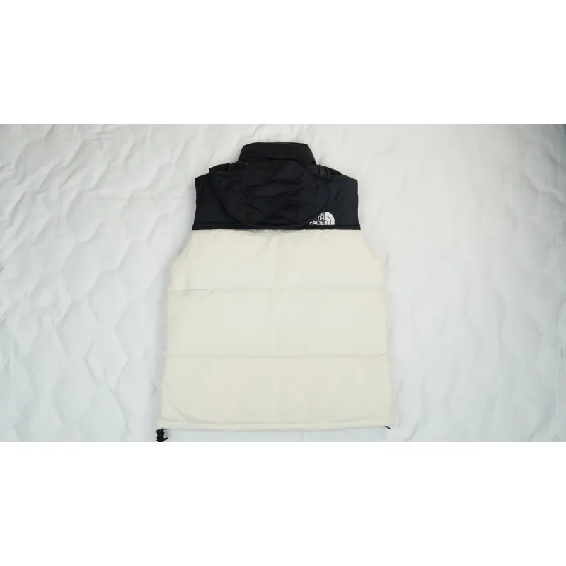 TheNorthFace Black Off White vest down jacket