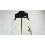 PKGoden TheNorthFace Black Off White vest down jacket