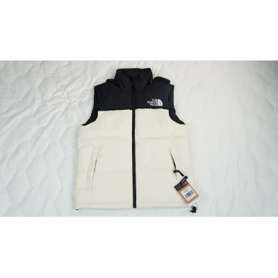 TheNorthFace Black Off White vest down jacket 01