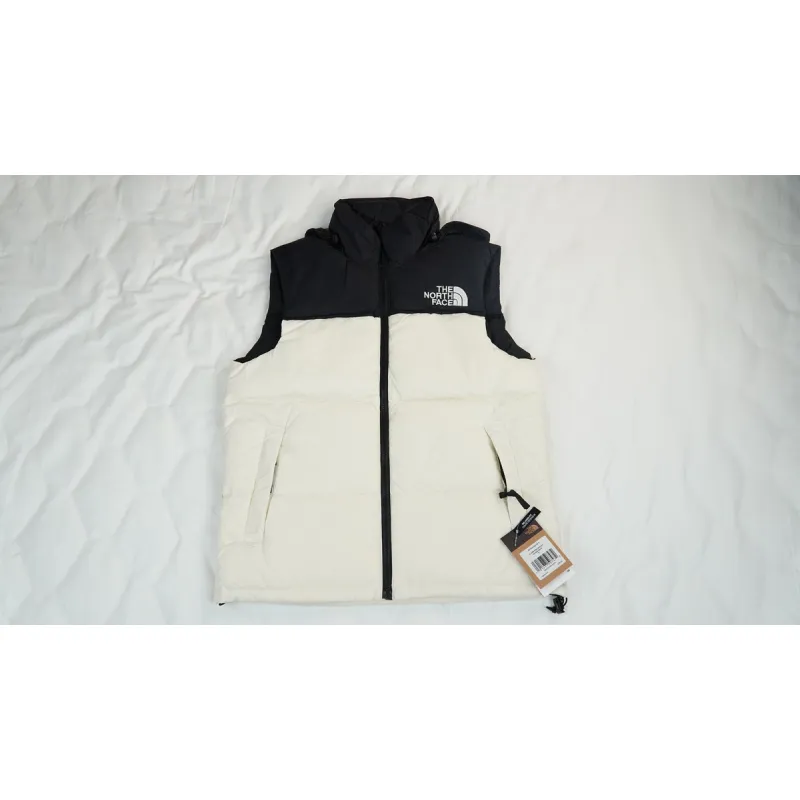 TheNorthFace Black Off White vest down jacket