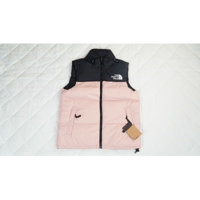 PKGoden TheNorthFace Pink vest down jacket 01
