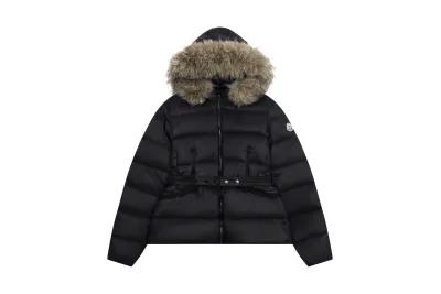  Moncler -Down jacket with Fox fur collar 01