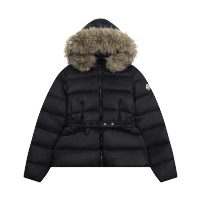 Moncler -Down jacket with Fox fur collar 01