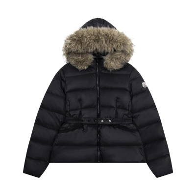 Moncler -Down jacket with Fox fur collar 01