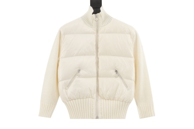 Moncler -Wool down jacket white 01