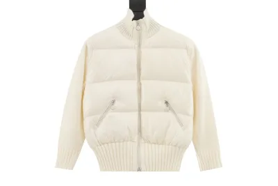  Moncler -Wool down jacket white 01