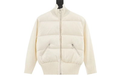  Moncler -Wool down jacket white 01