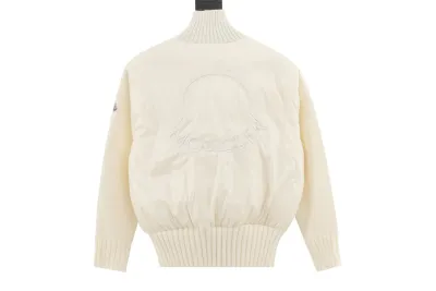  Moncler -Wool down jacket white 02