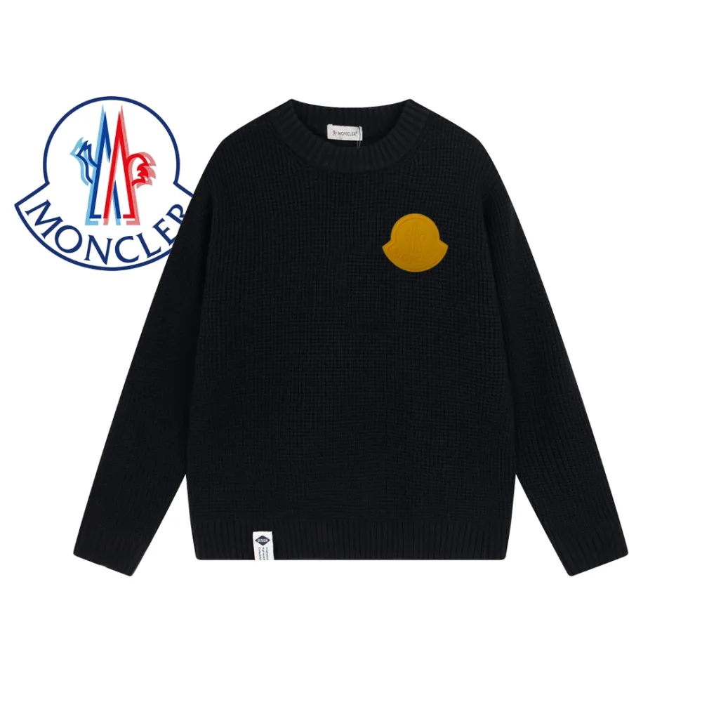 PKGoden Moncler Waffle Sweater 1-black