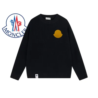 Moncler Waffle Sweater 1-black 01