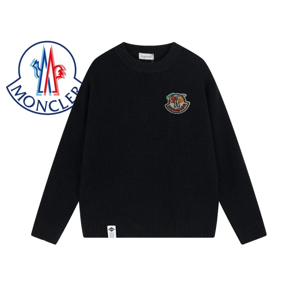 PKGoden Moncler Waffle Sweater 2-black